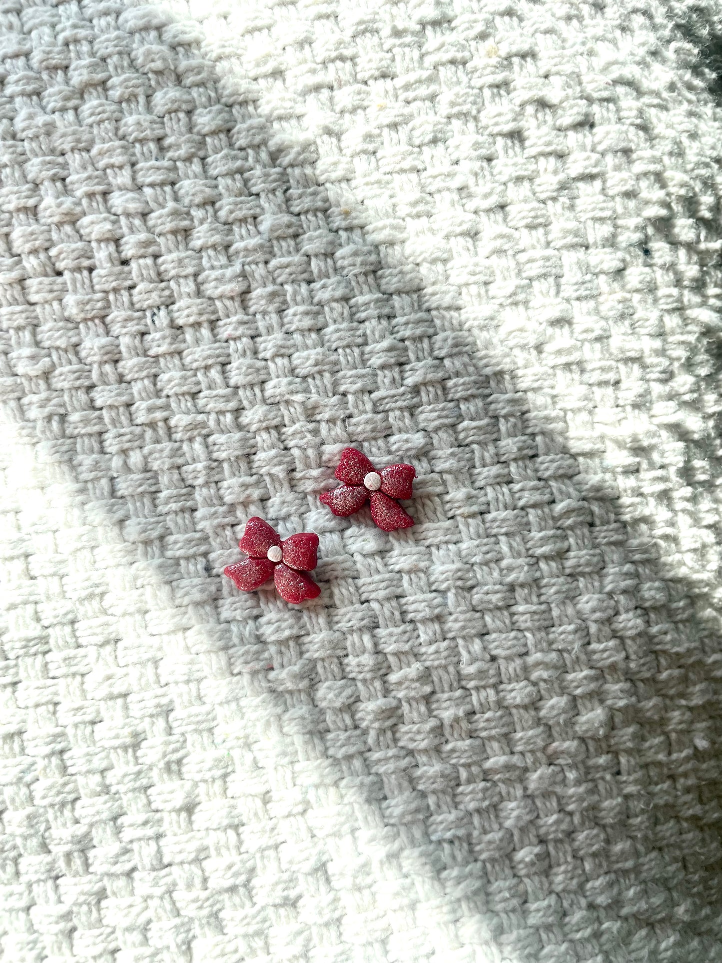 Tiny Bow Studs