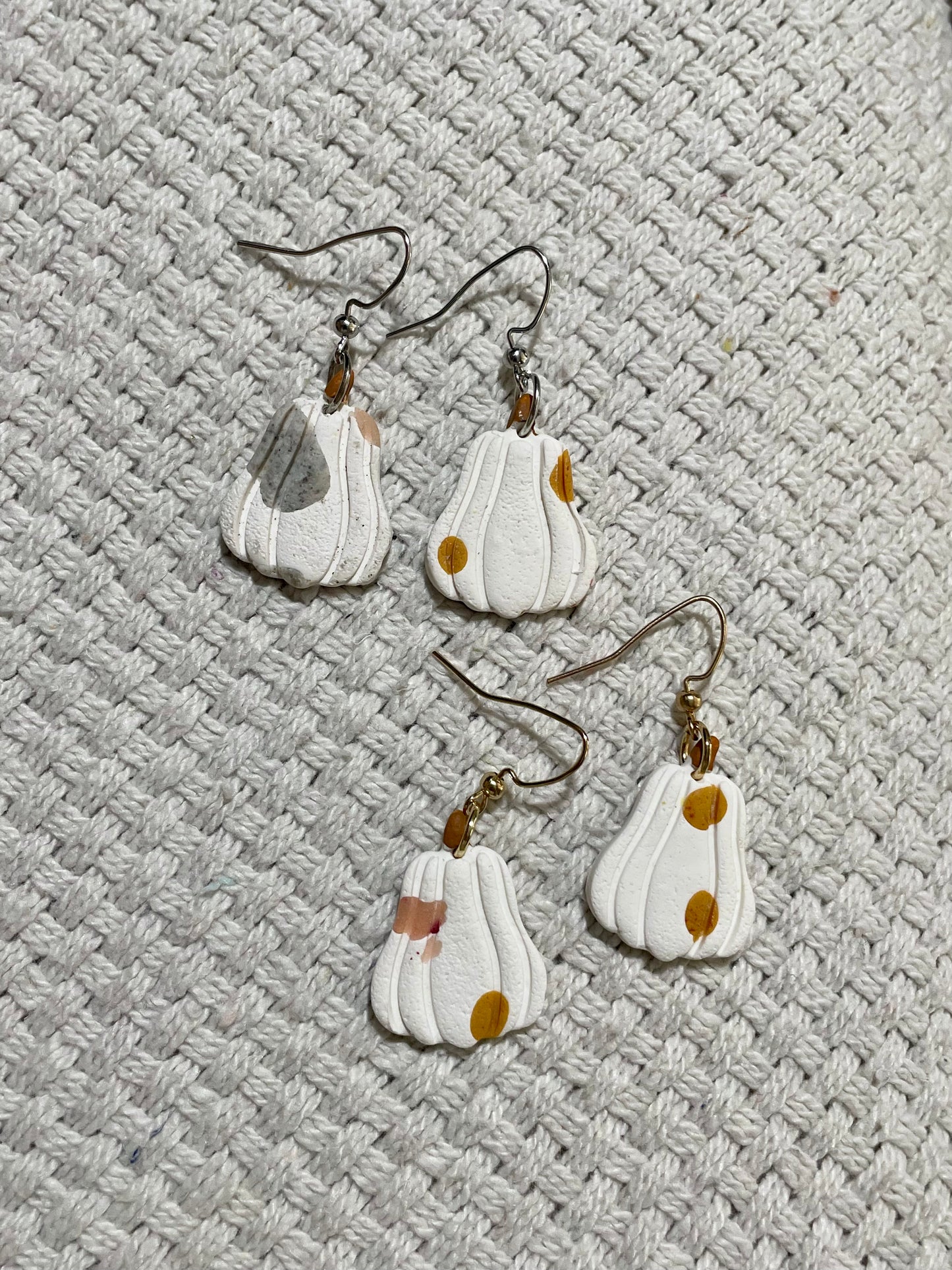 Pumpkin Hook Earrings