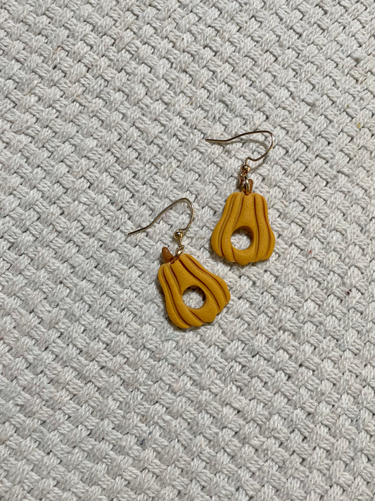 Pumpkin Hook Earrings