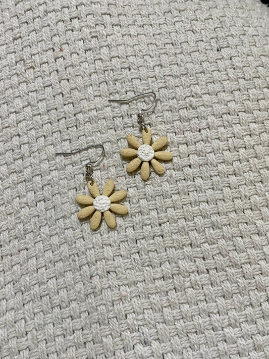 Flower Hook Earrings
