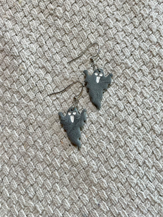 Grey Ghost Earrings