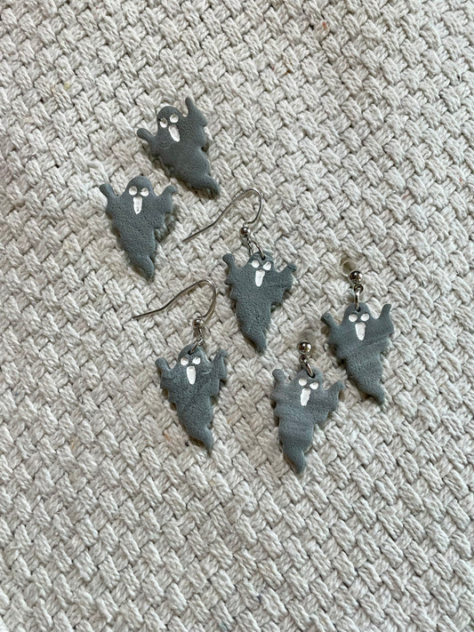Grey Ghost Earrings