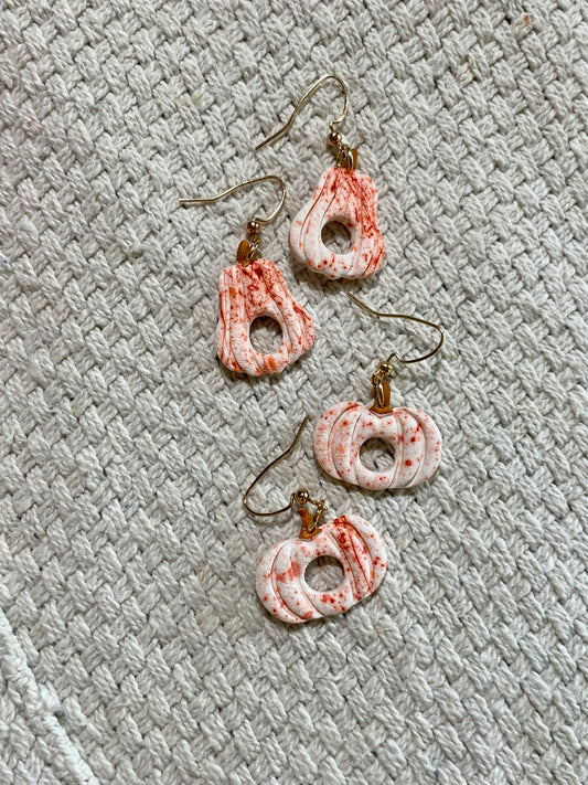 Bloody Pumpkin Earrings