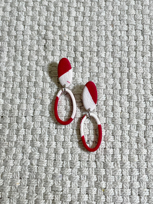 Stud Drop Christmas Earrings