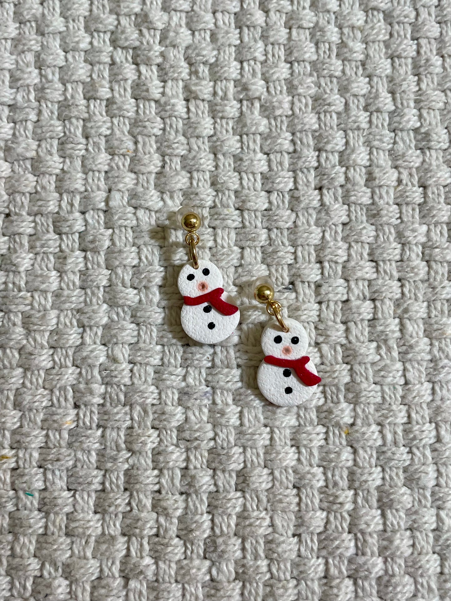 Classic Snowman Earrings