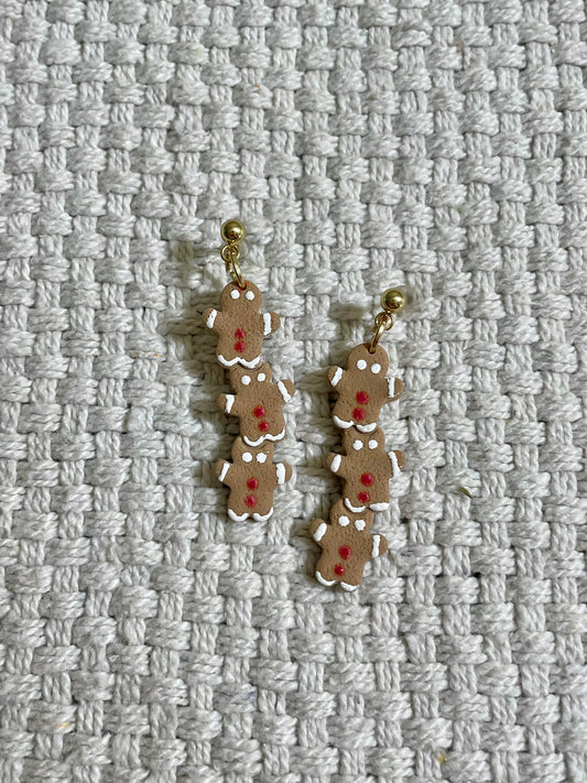 Gingerbread Stack Earrings