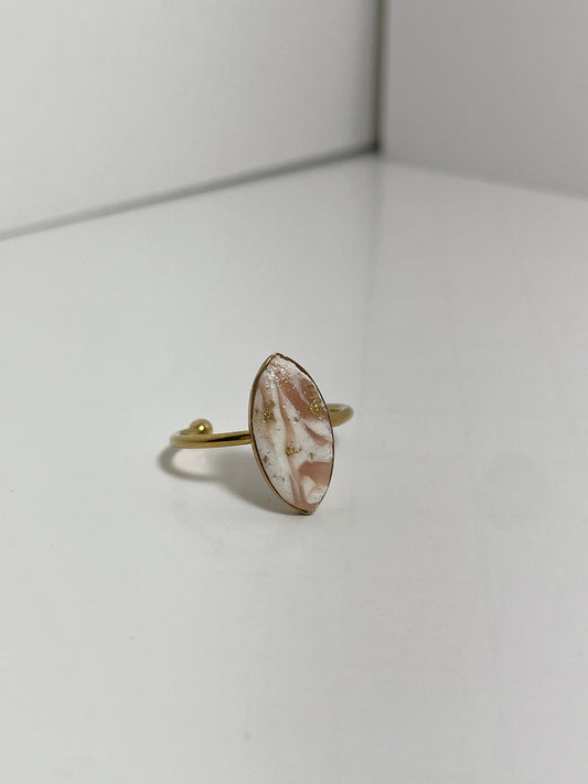 Golden Peach Almond Rings