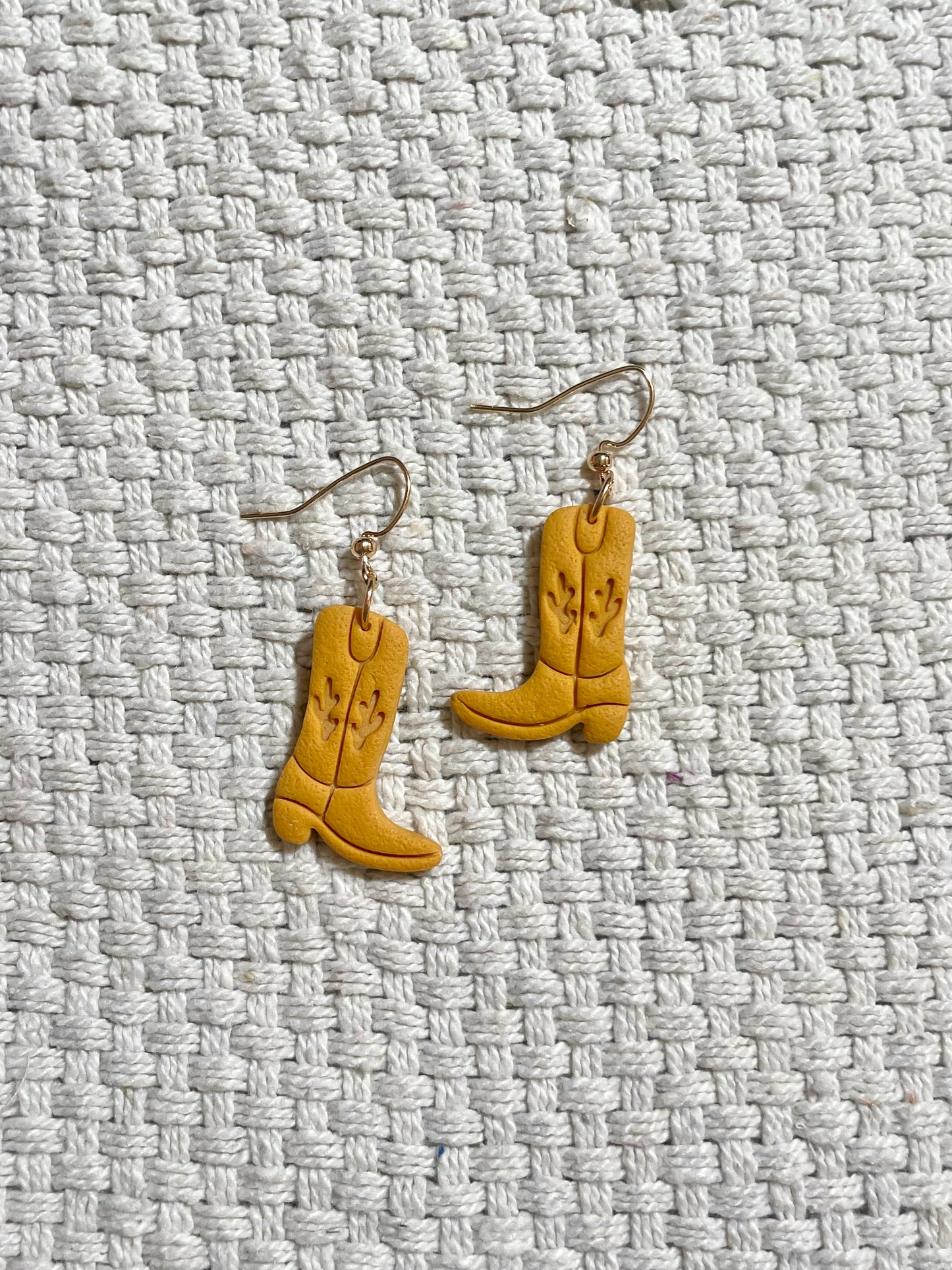 Cactus Cowboy Boot Earrings