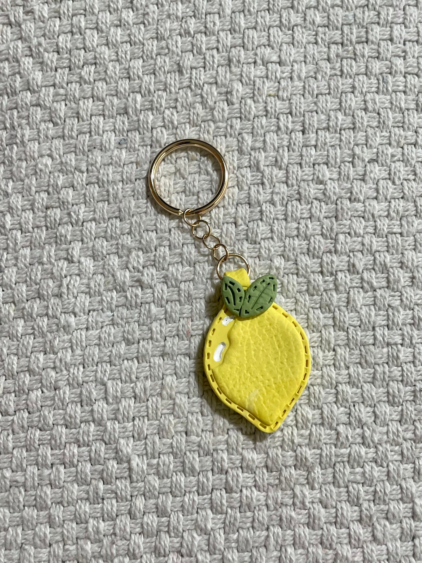 Lemon Keychain