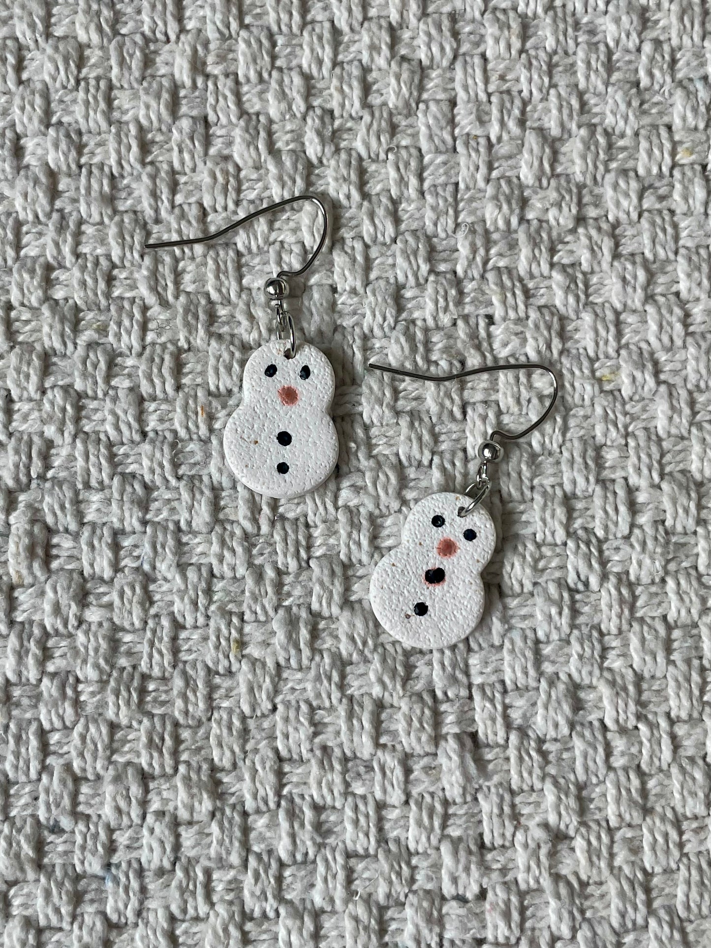 Snowman Earrings