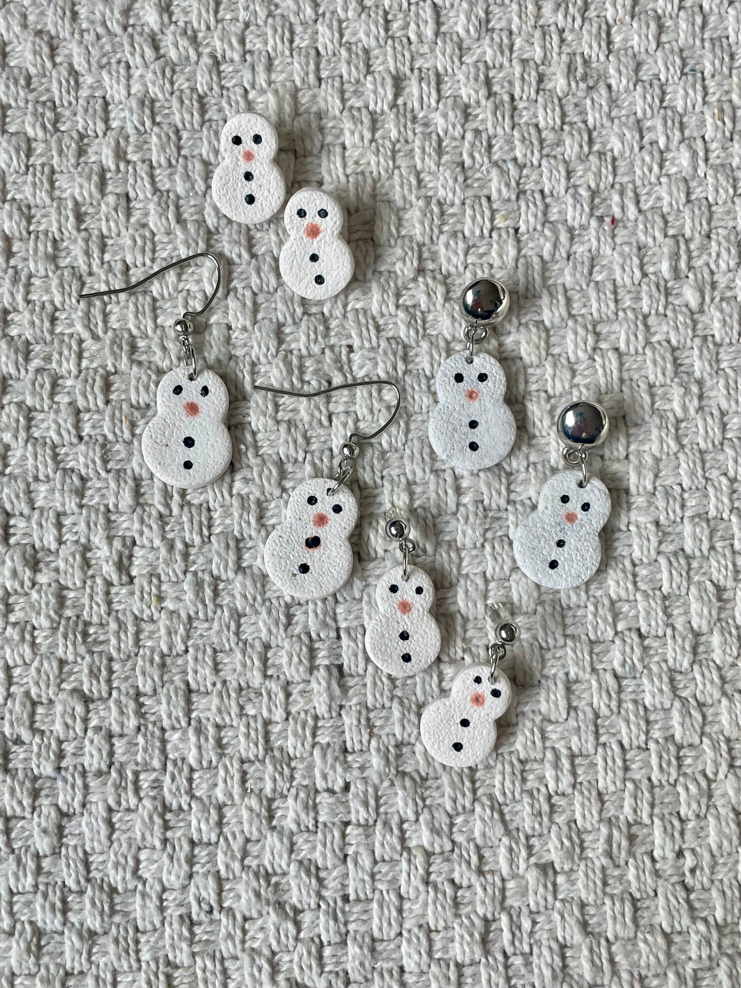 Snowman Earrings