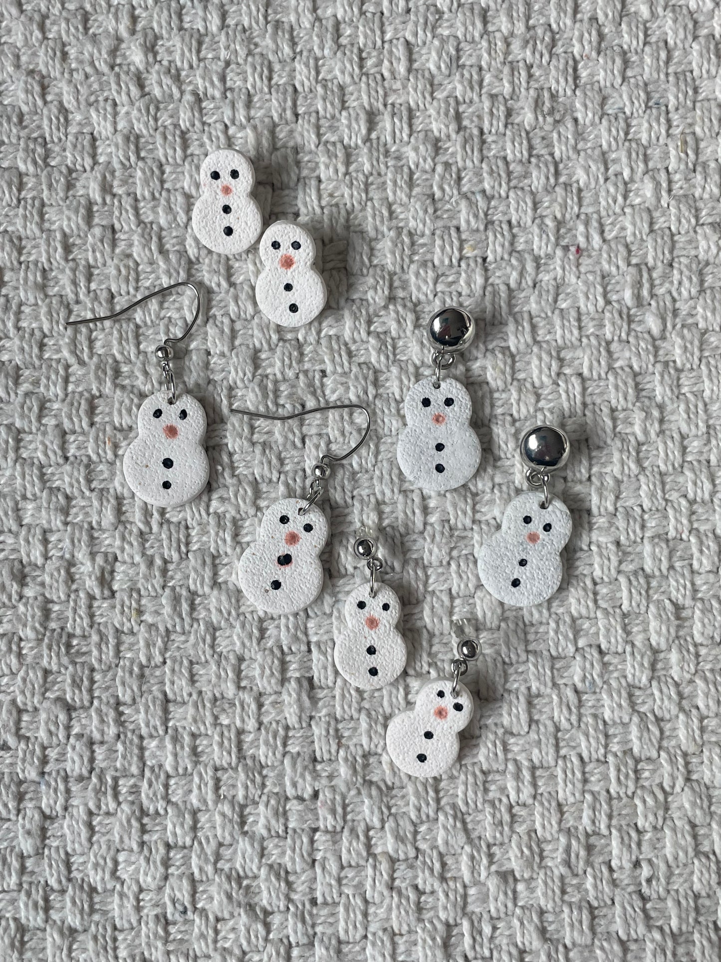 Snowman Earrings