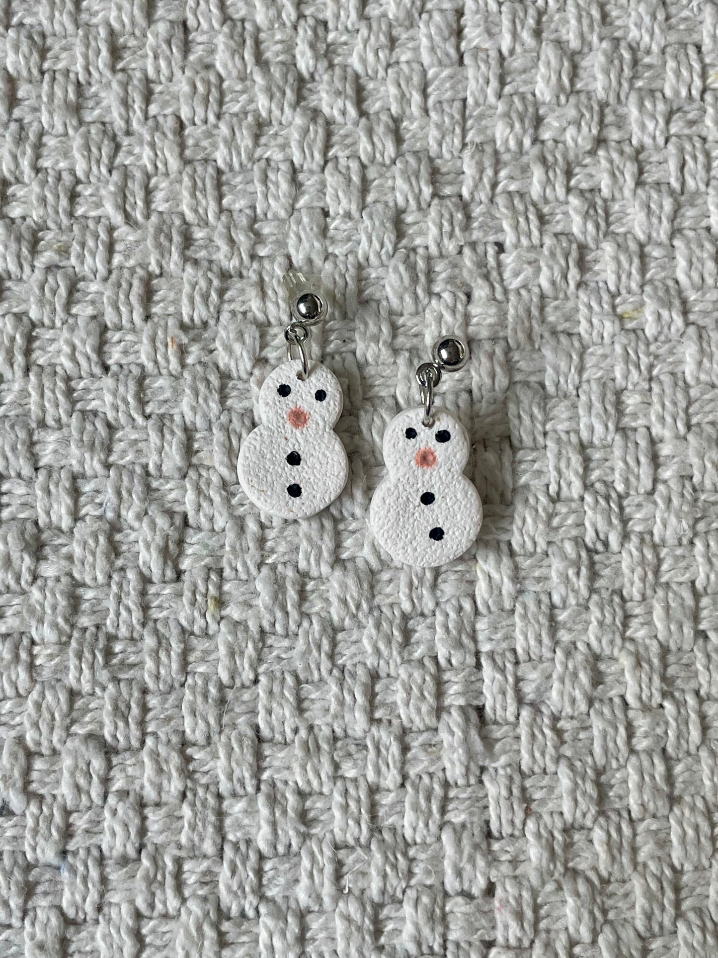 Snowman Earrings