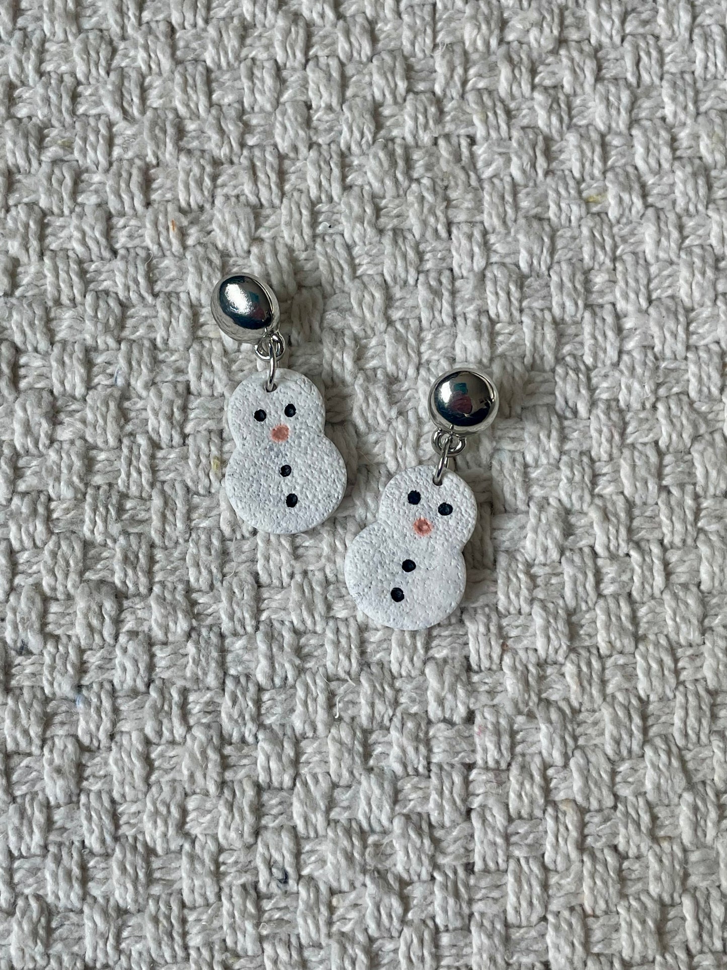 Snowman Earrings