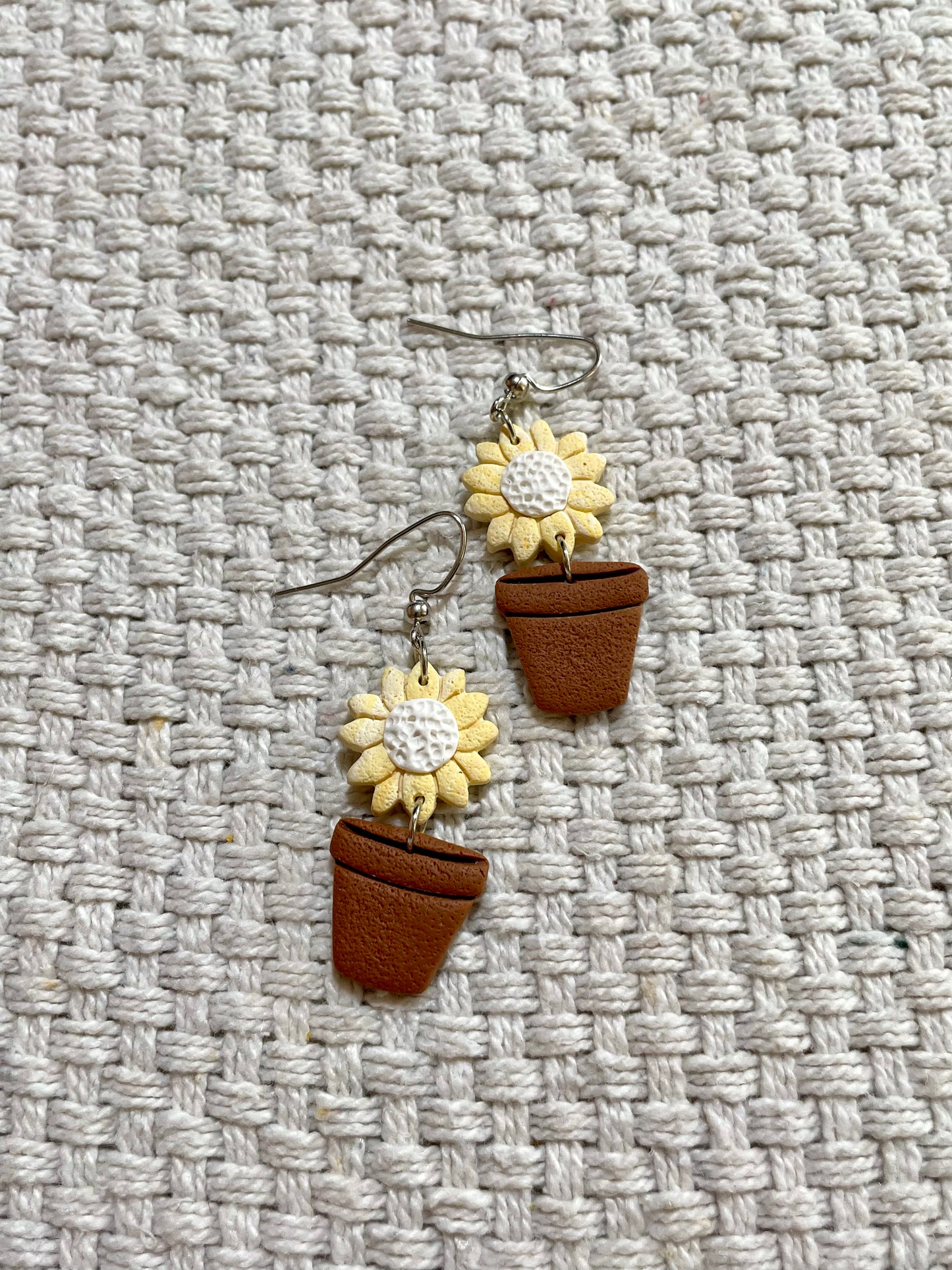 Potted Plant Earrings