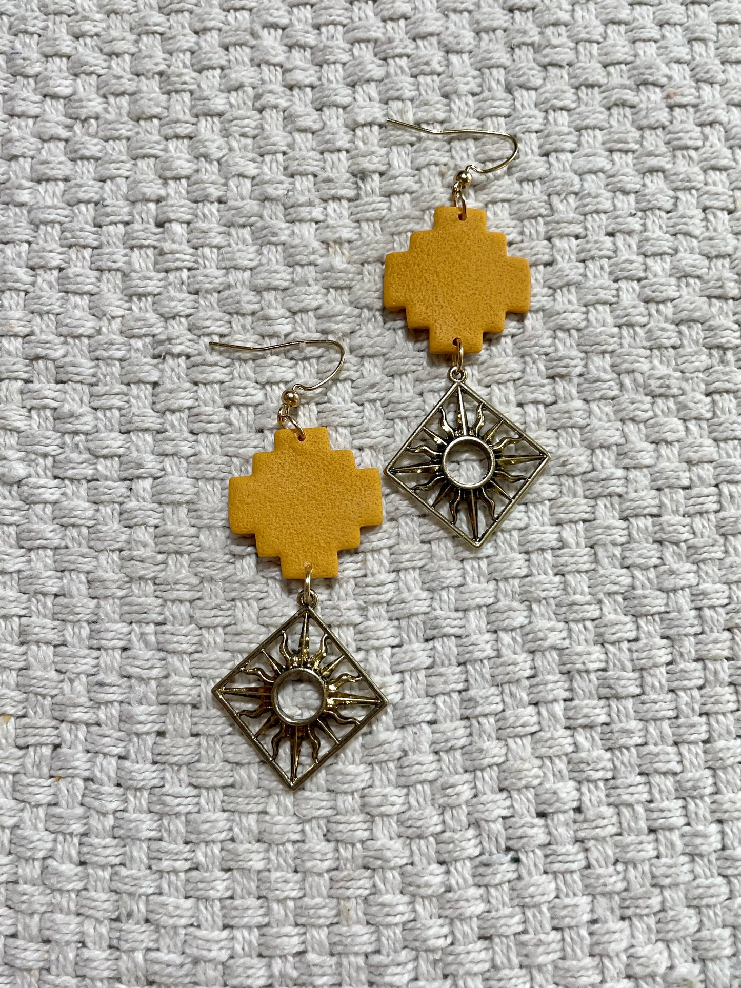 Aztec Drop Earrings