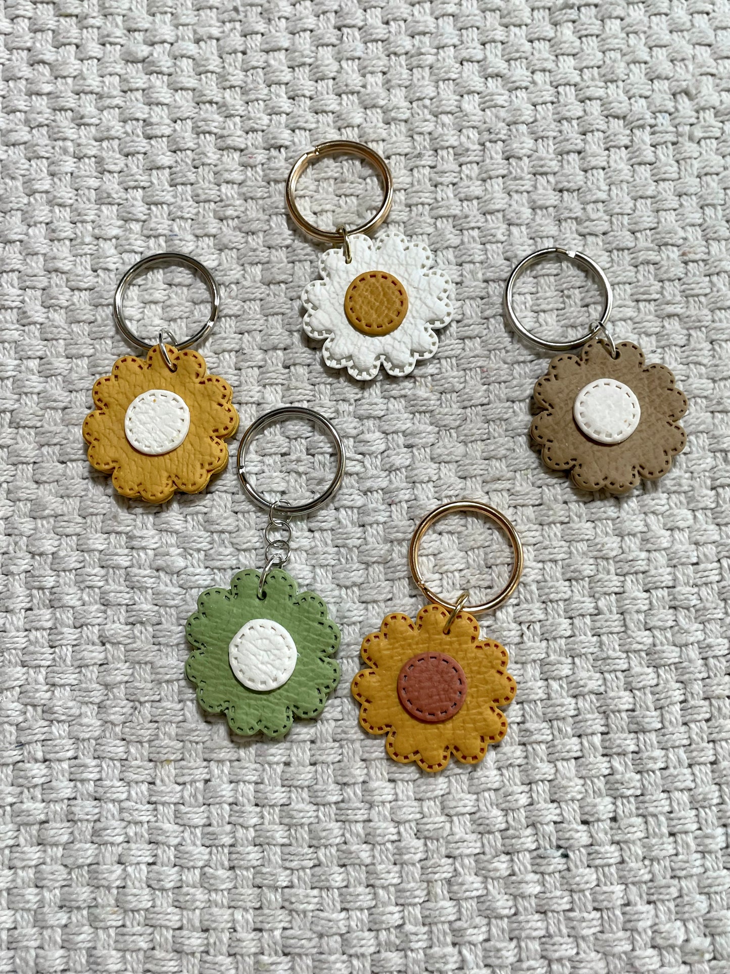 Mini Flower Keyrings