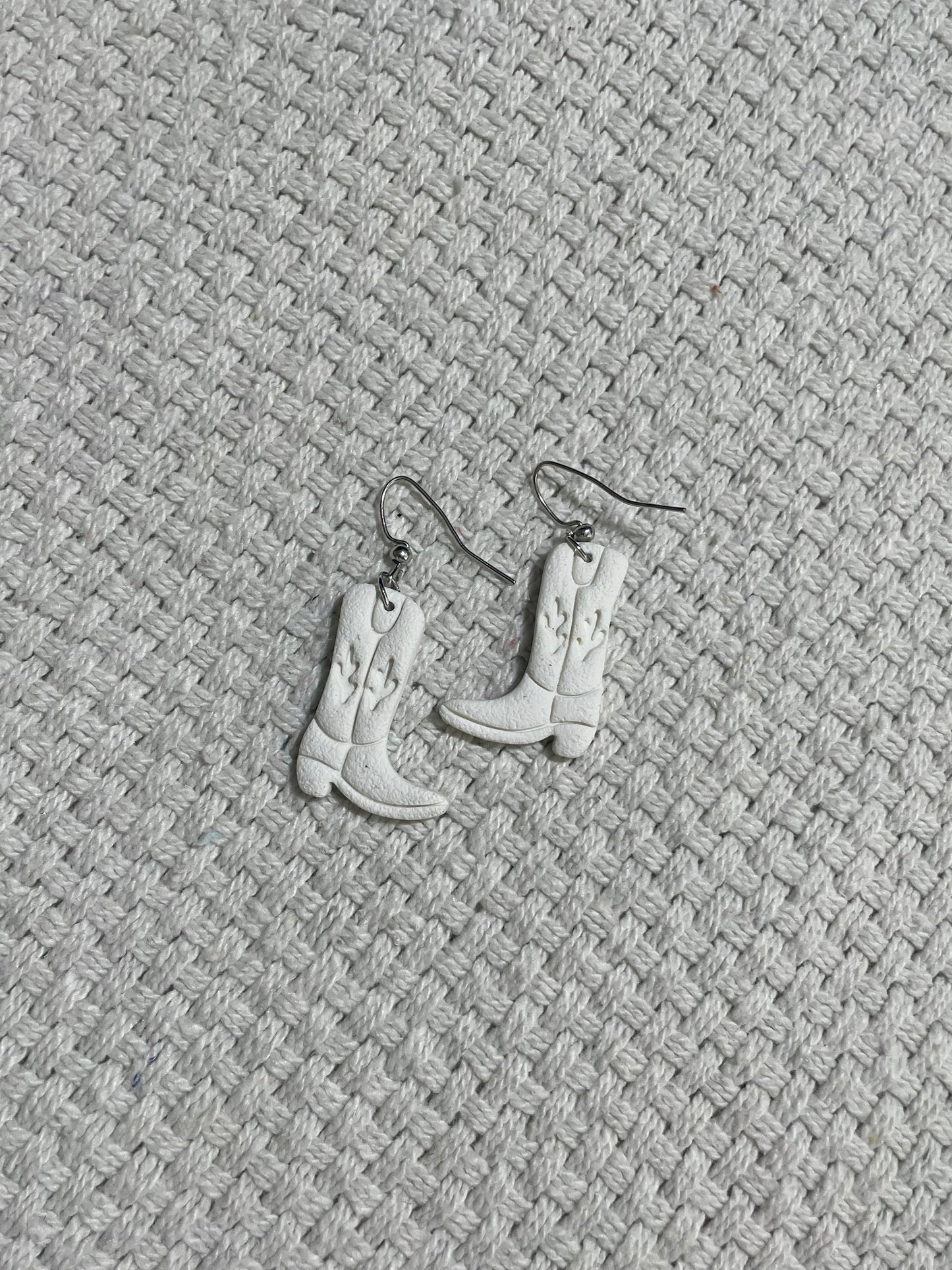 Cactus Cowboy Boot Earrings