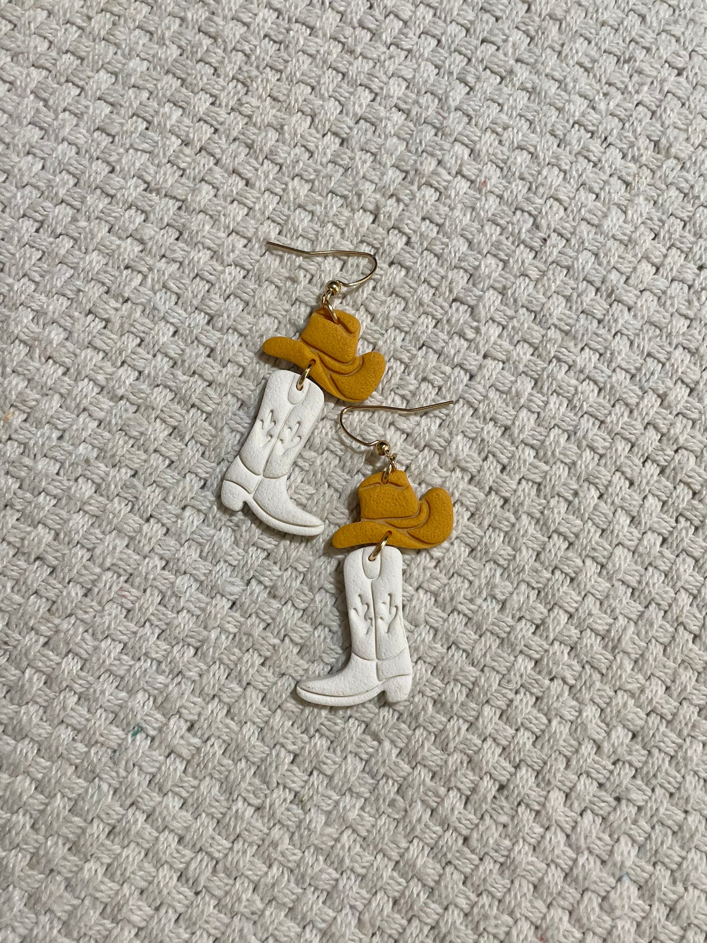 Cactus Cowboy Boot Earrings
