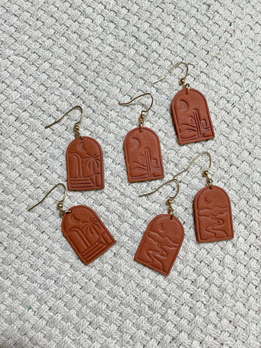 Clay Stone Earrings