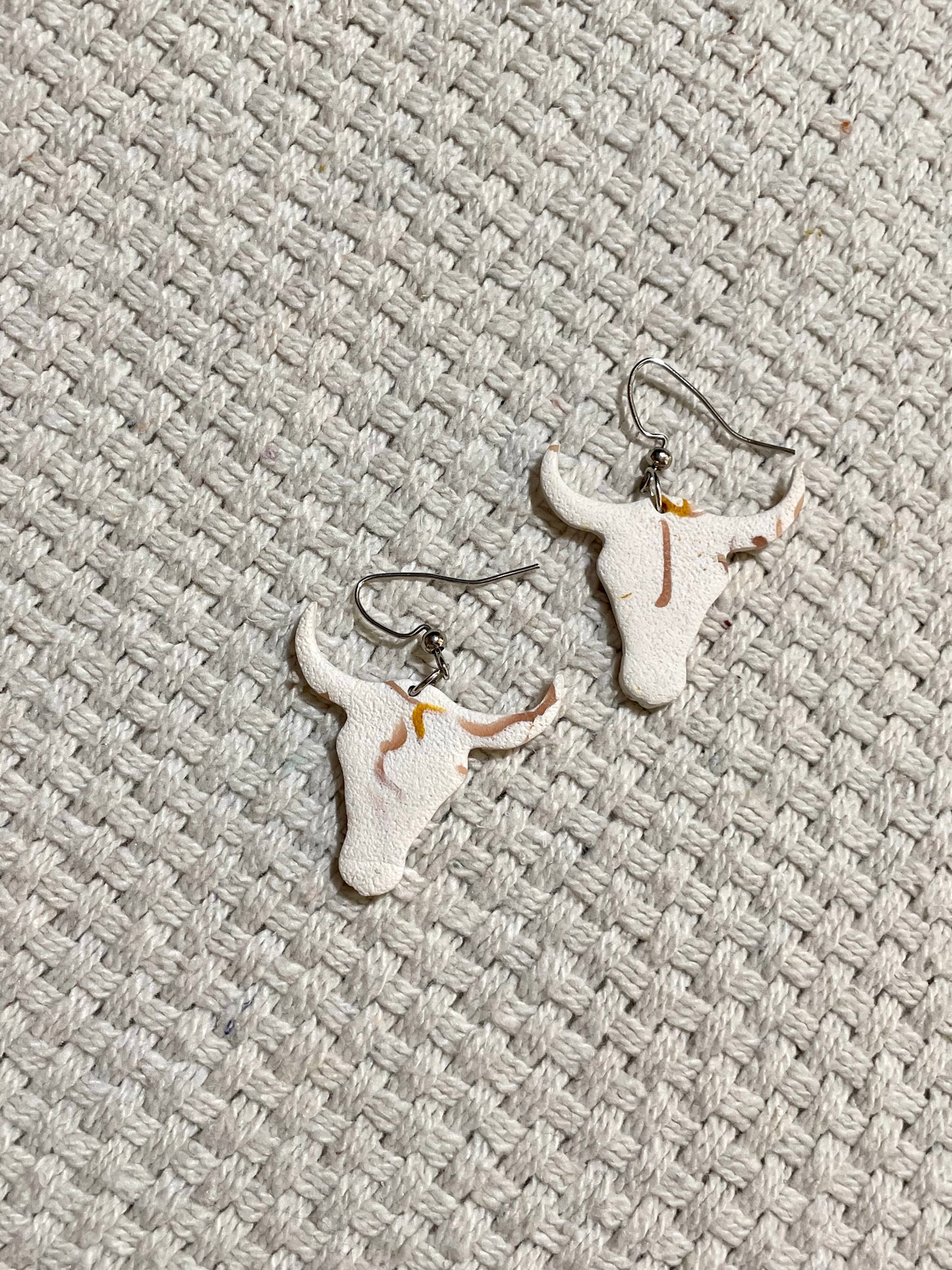 Long Horn Hook Earrings