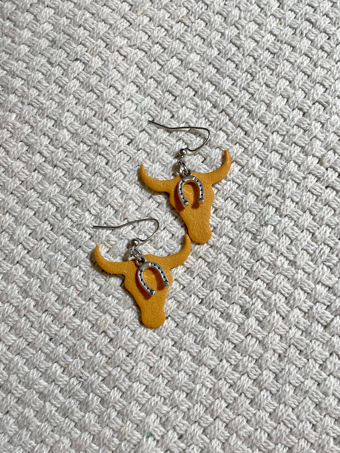 Long Horn Hook Earrings