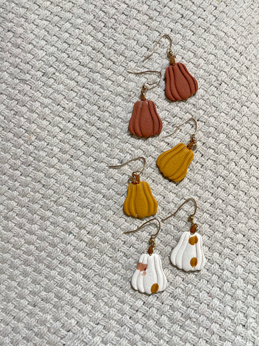 Pumpkin Hook Earrings