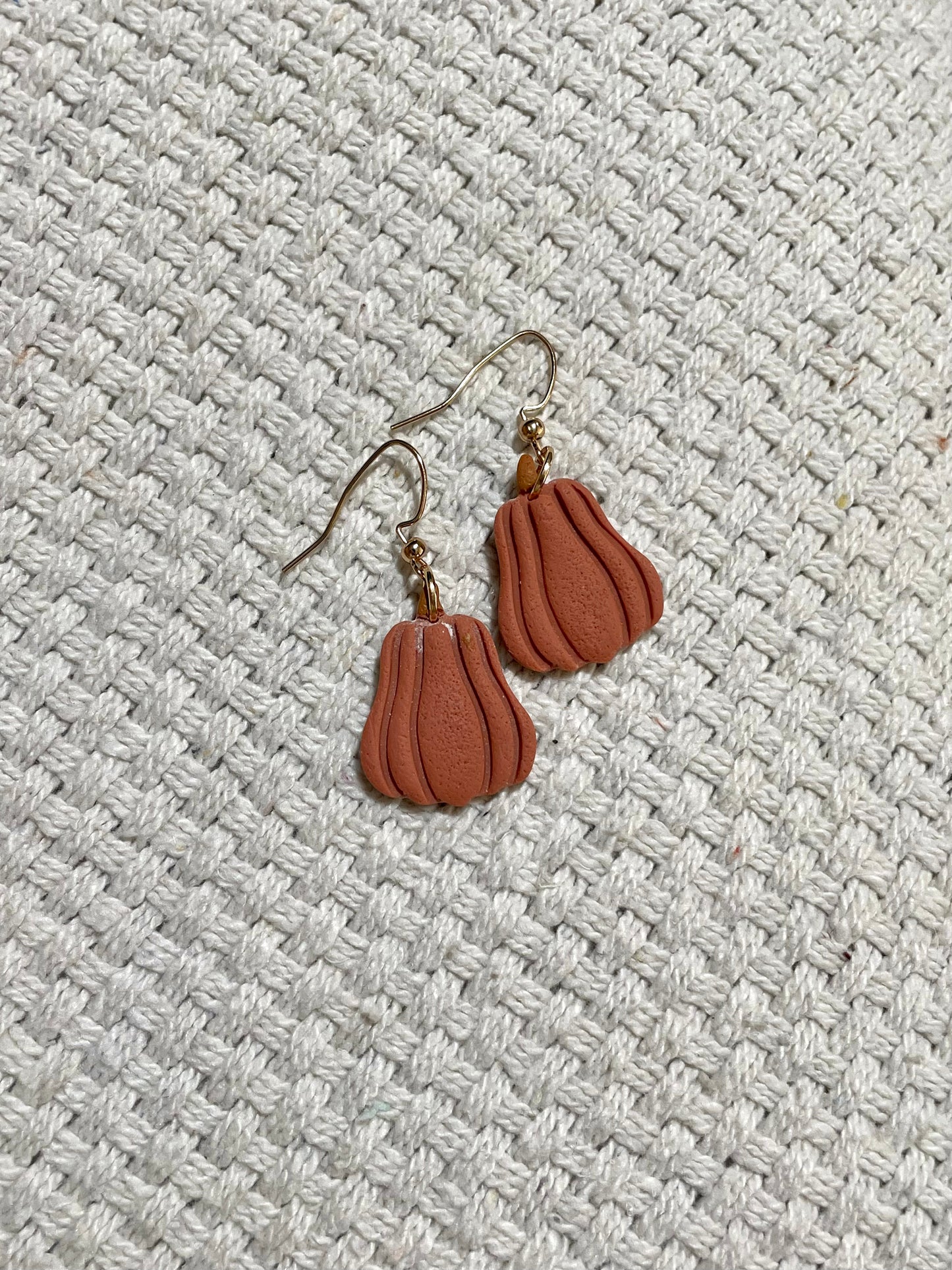 Pumpkin Hook Earrings