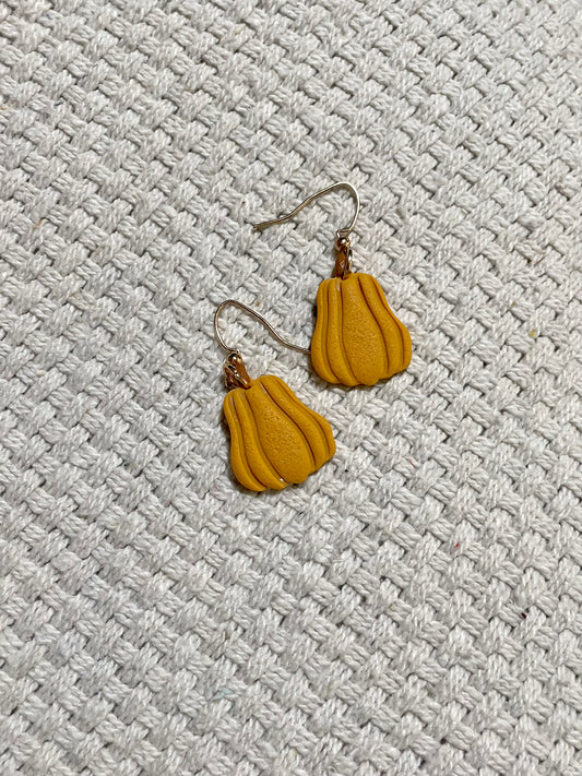 Pumpkin Hook Earrings