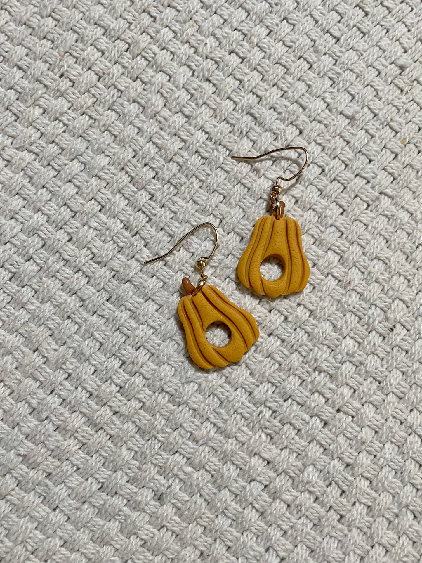 Pumpkin Hook Earrings