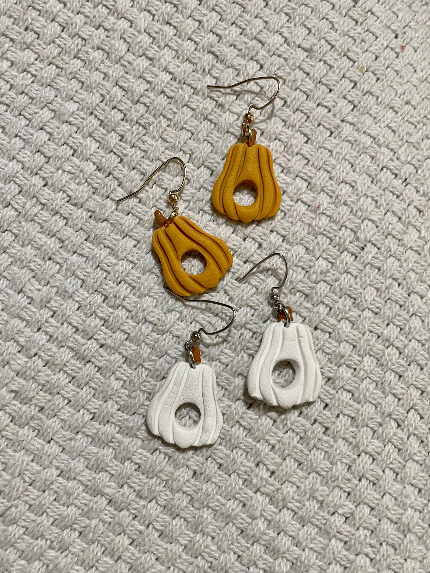 Pumpkin Hook Earrings