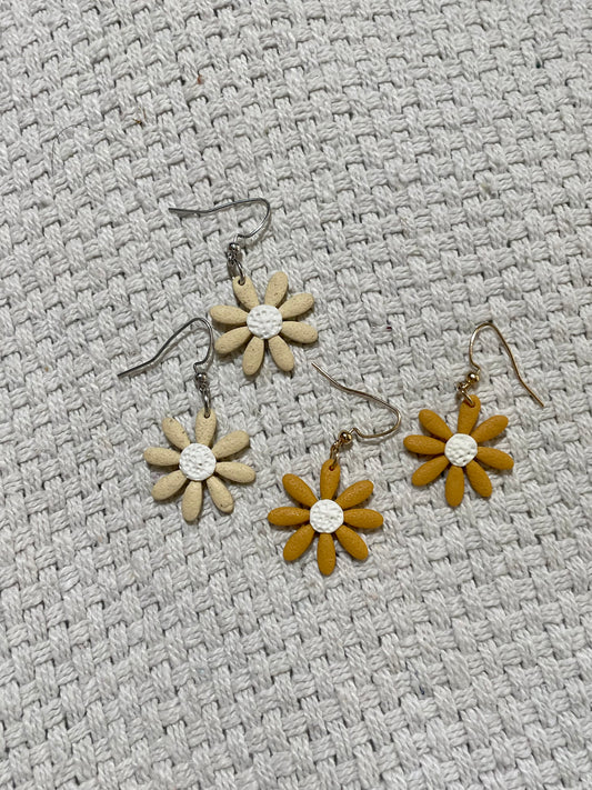 Flower Hook Earrings