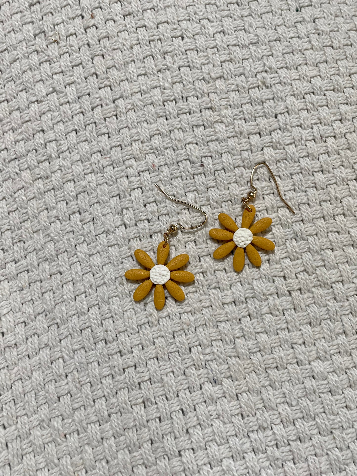 Flower Hook Earrings