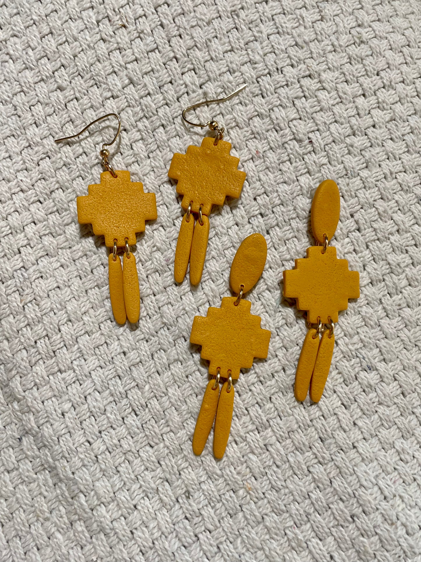 Aztec Drop Earrings