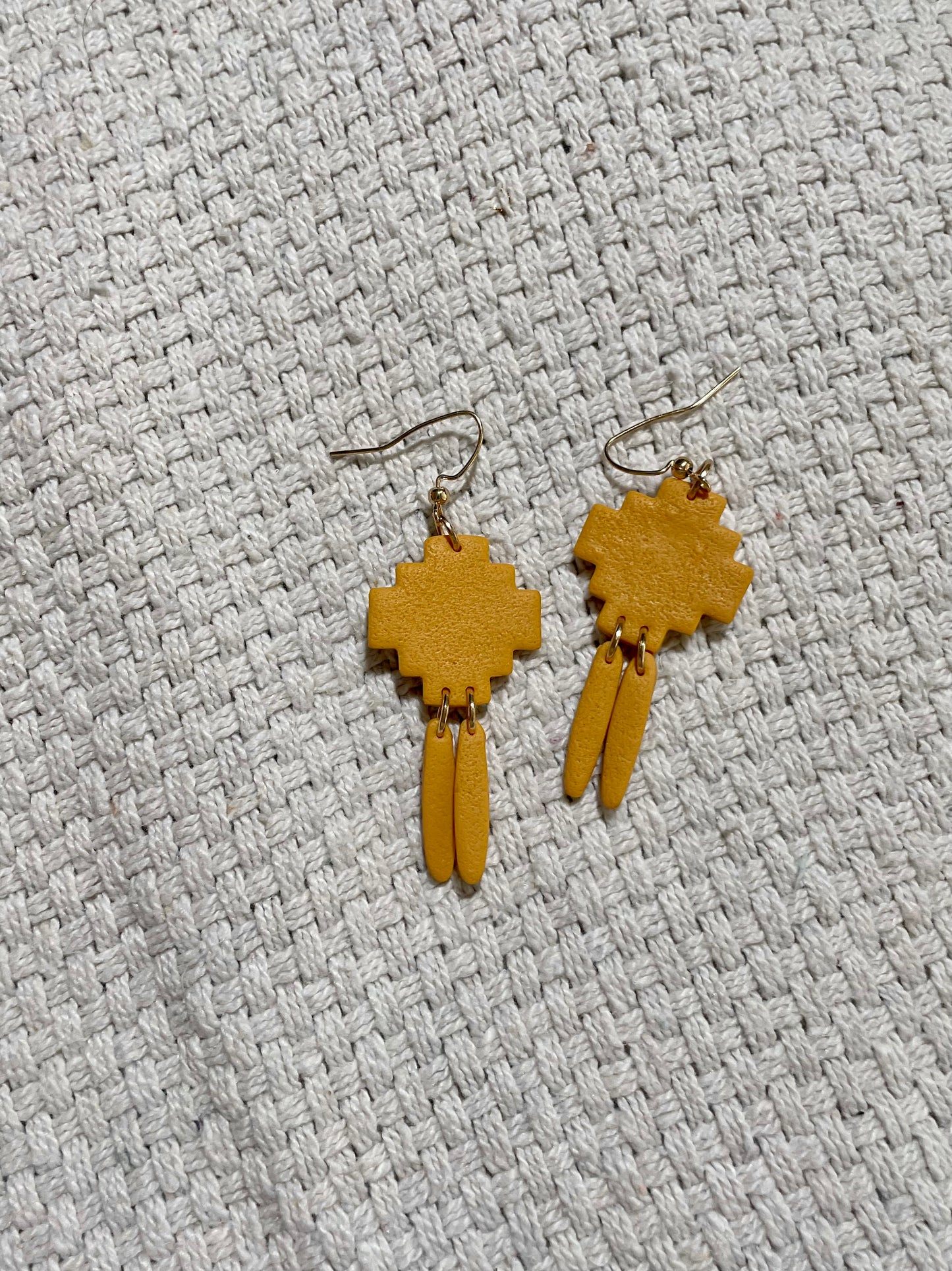 Aztec Drop Earrings