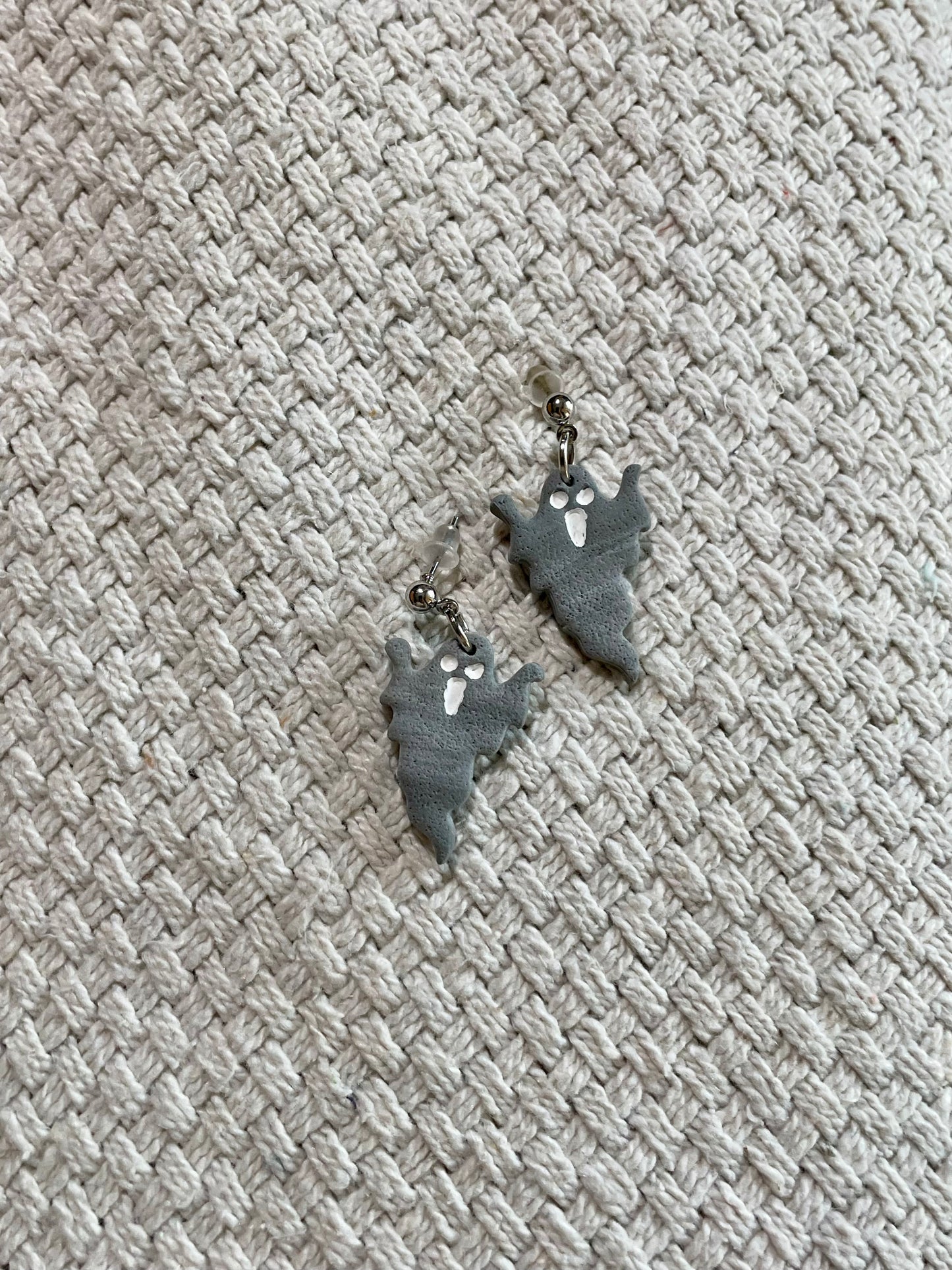 Grey Ghost Earrings