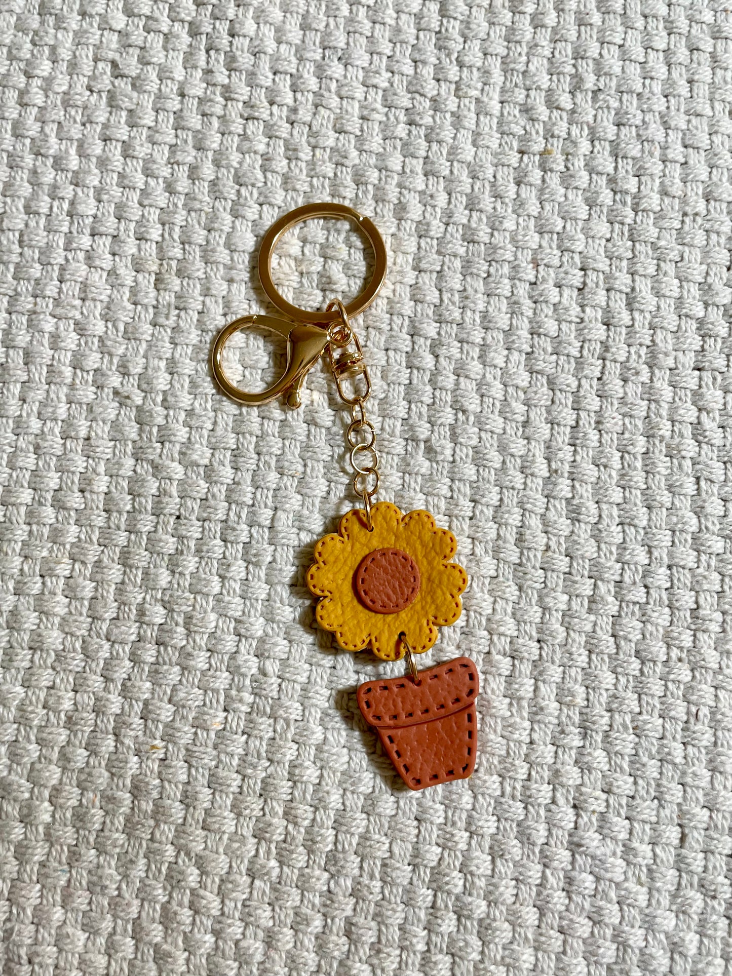 Flower Pot Keychains