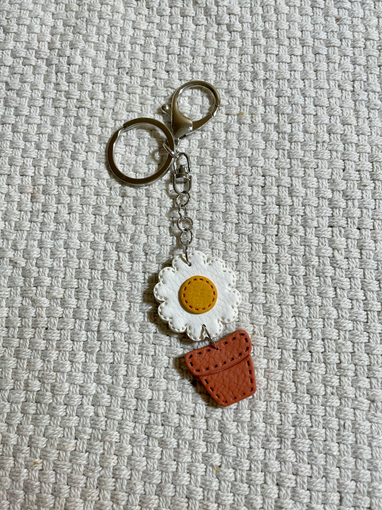Flower Pot Keychains
