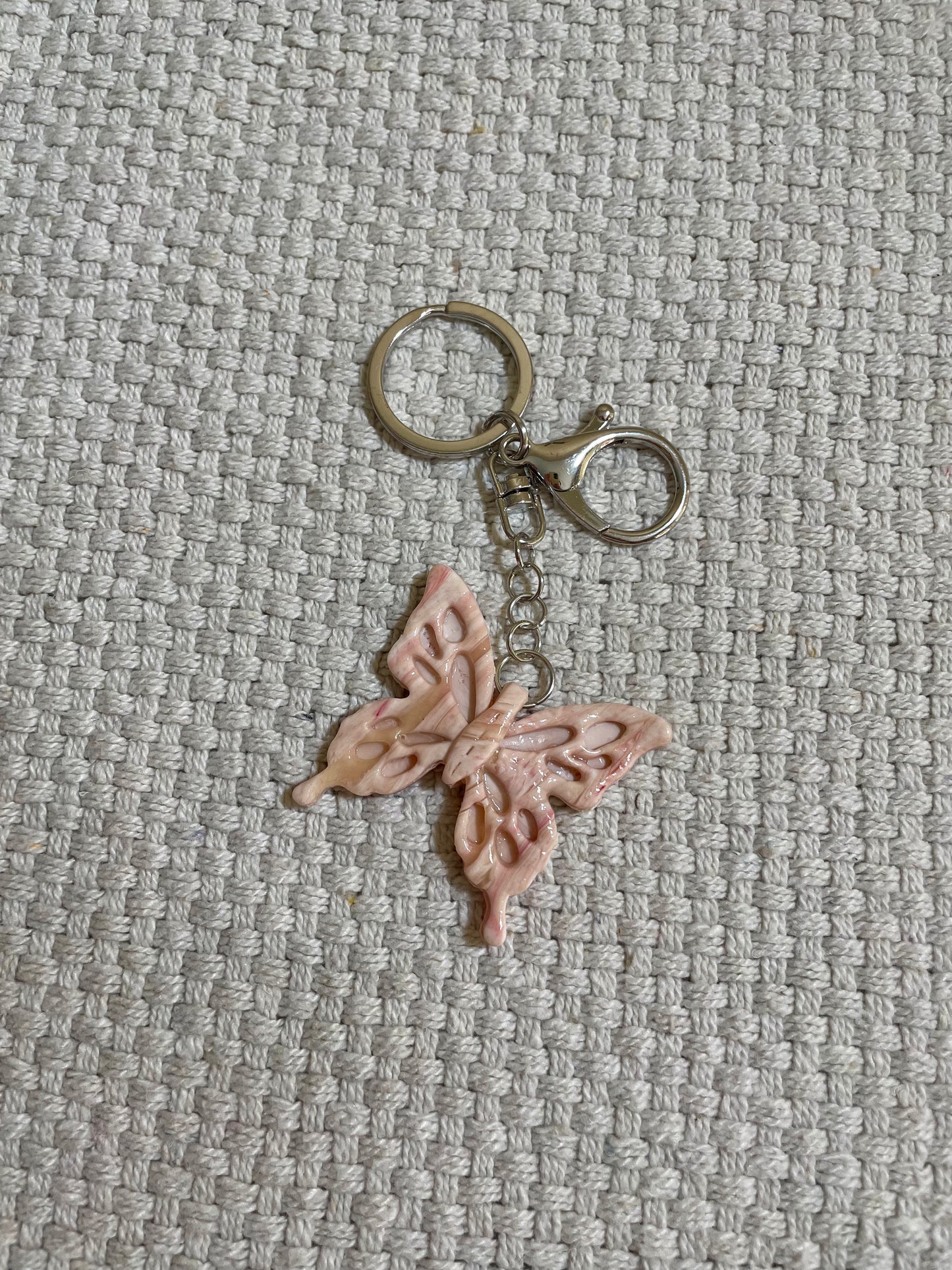 Silver ButterFly Keychains