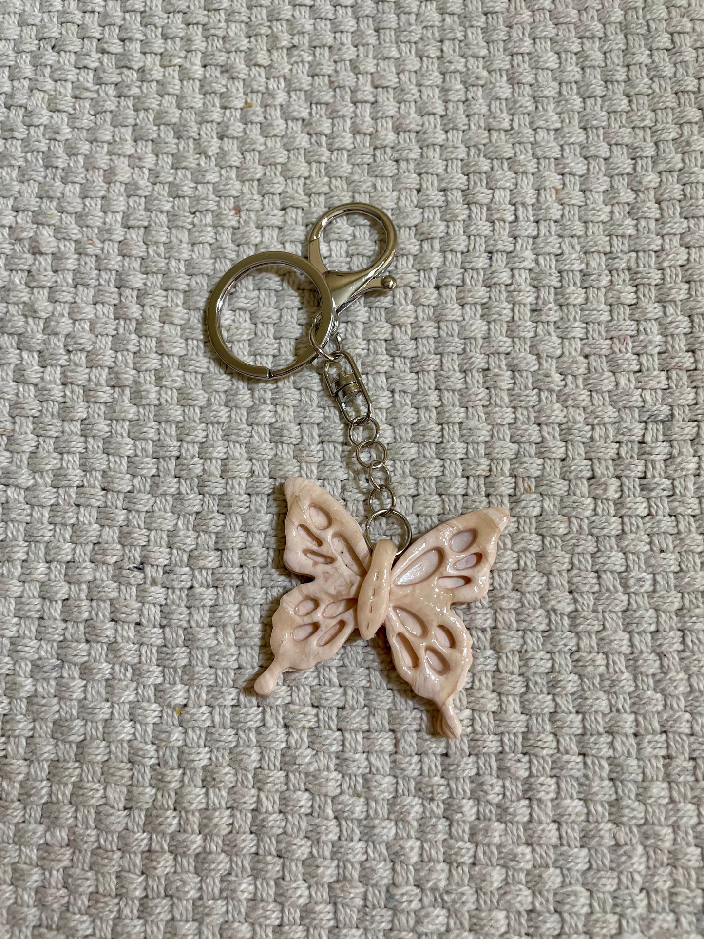 Silver ButterFly Keychains