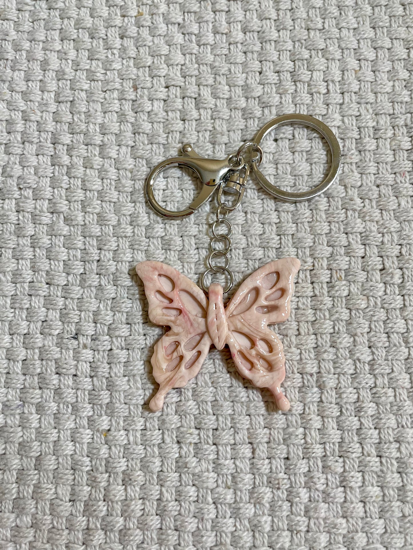 Silver ButterFly Keychains