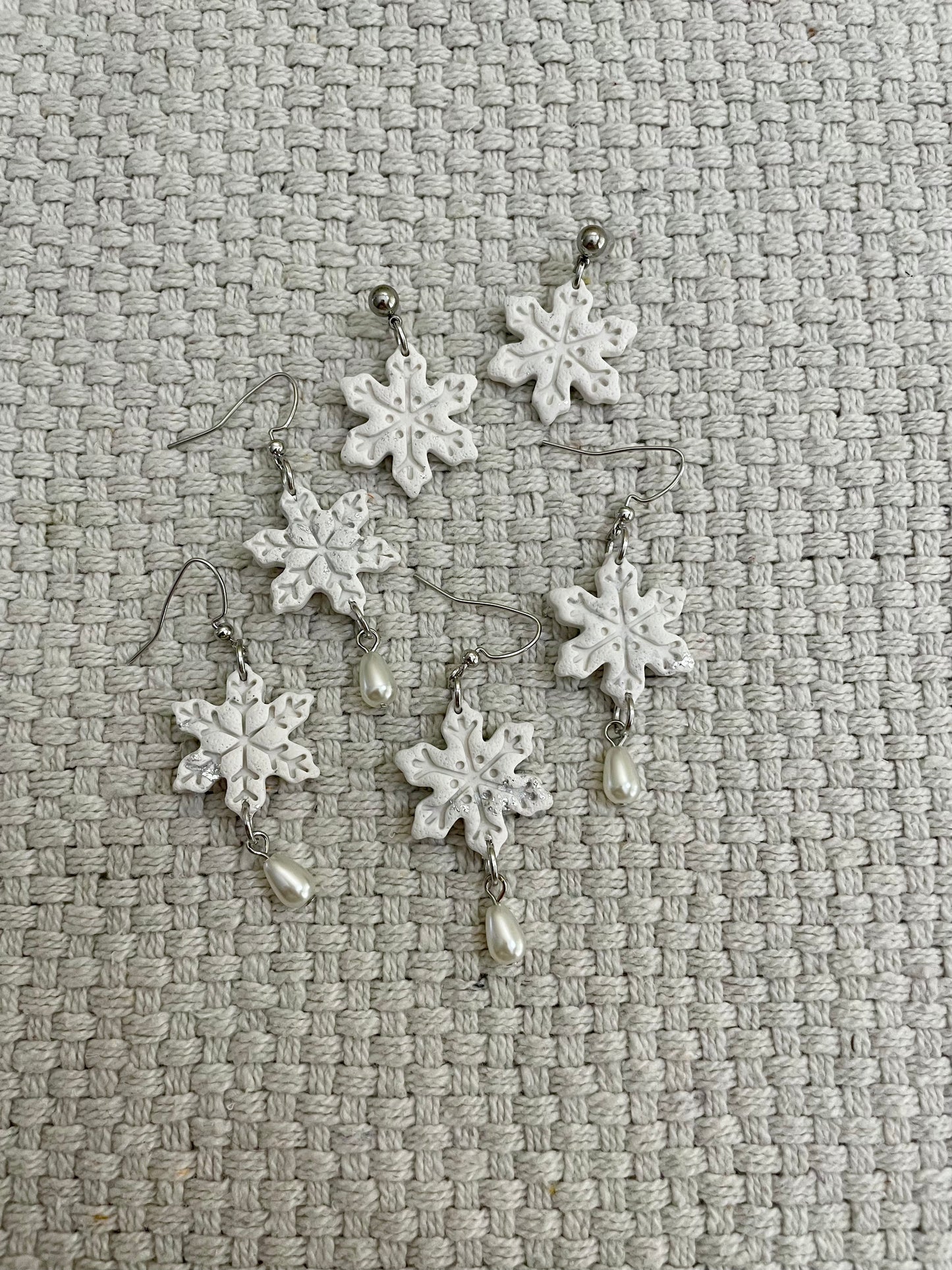 Snowflake Drip Earrings
