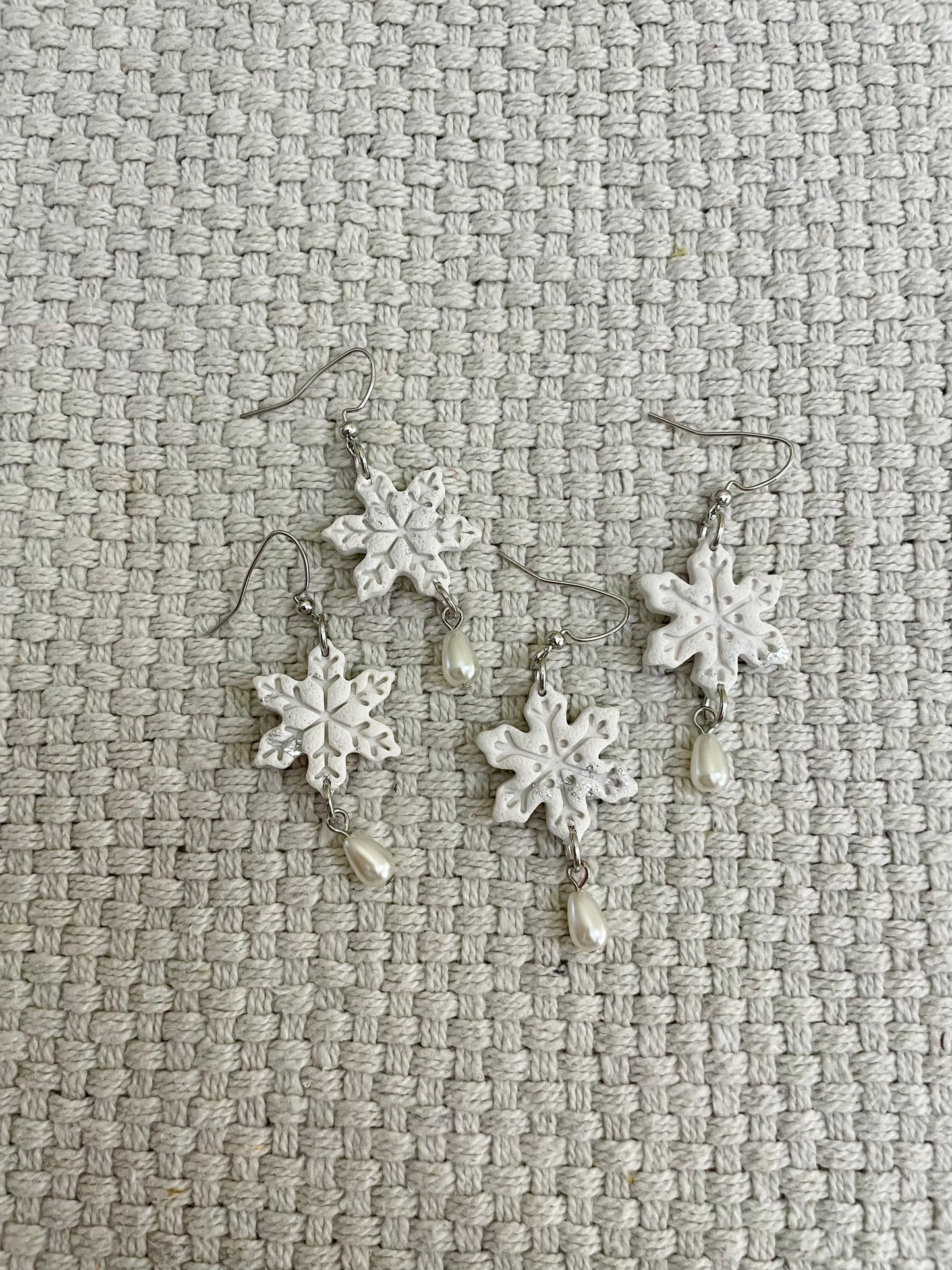 Snowflake Drip Earrings