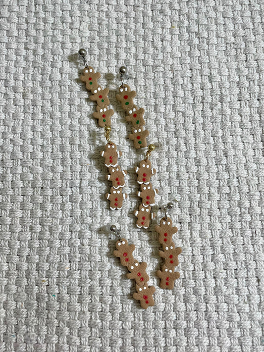 Gingerbread Stack Earrings
