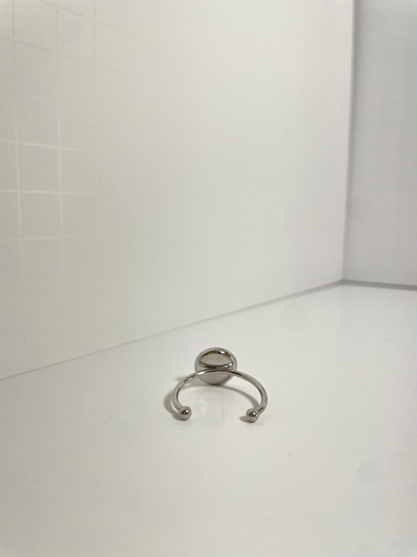 Sage Green Circle Rings