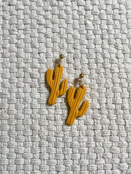 Lined Cactus Earrings