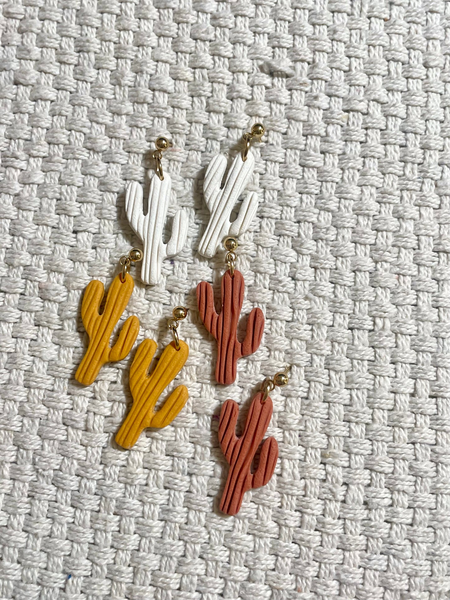 Lined Cactus Earrings