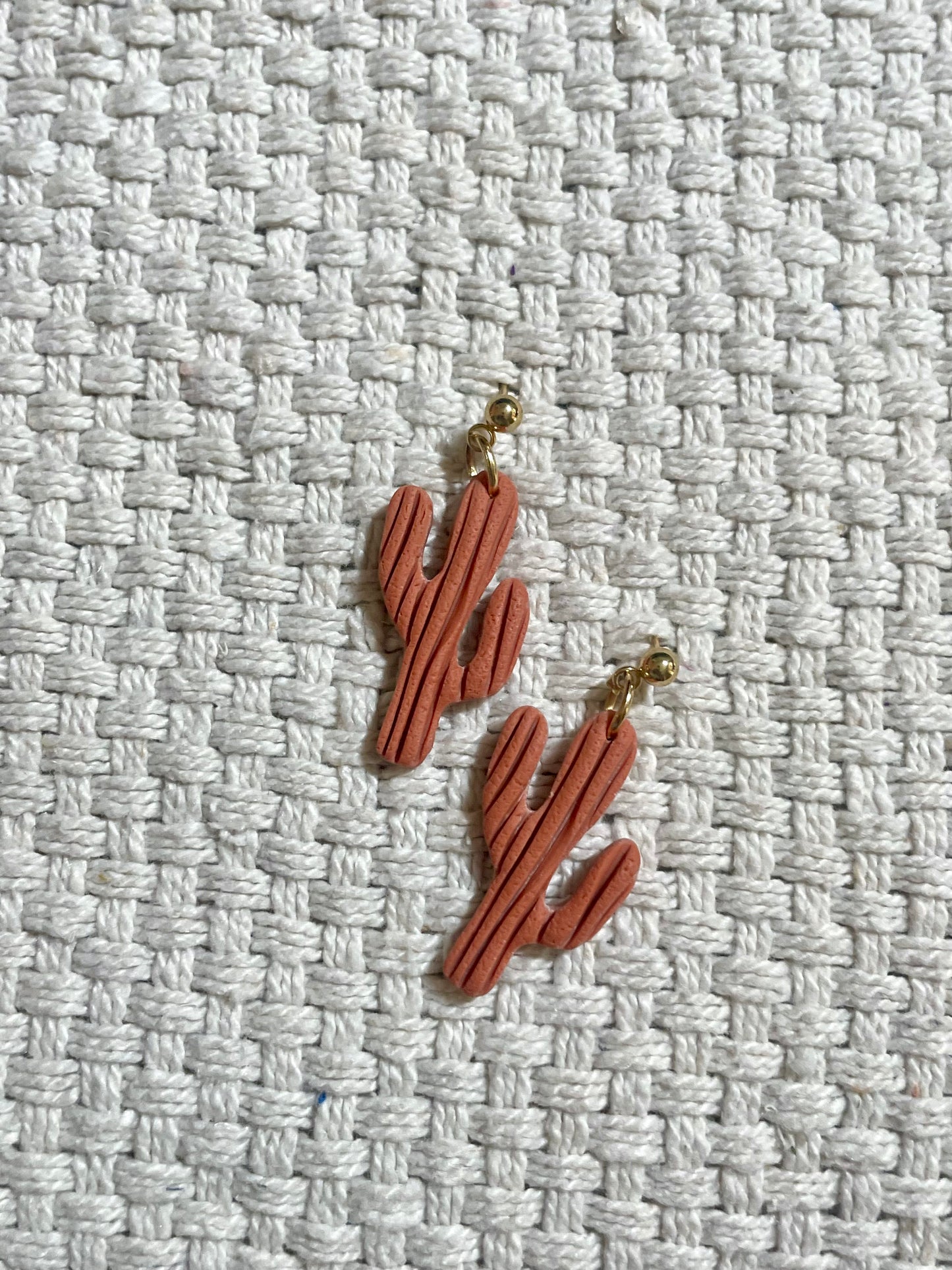 Lined Cactus Earrings