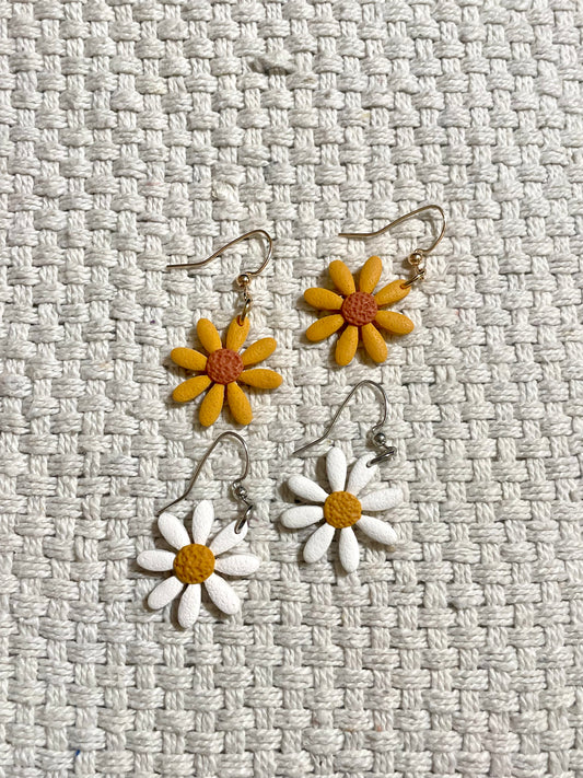 Flower Hook Earrings