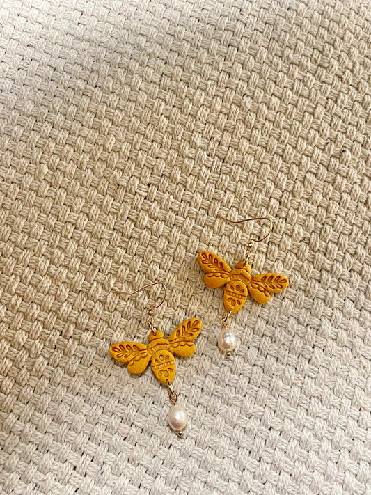 Honey Bee Earrings